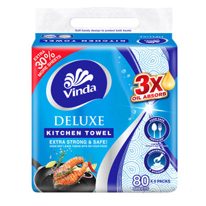 Vinda Deluxe Kitchen Towel 80pcs x 6