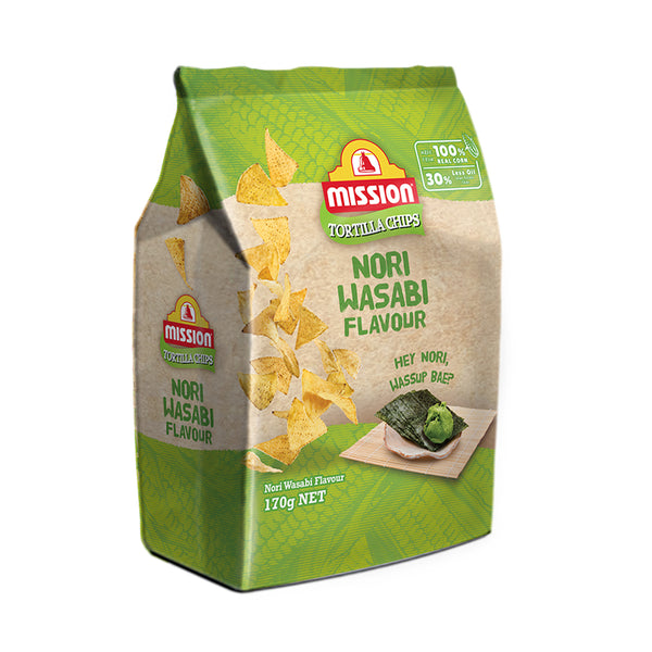 Mission Tortilla Chips Nori Wasabi Flavour 170g (highest price)