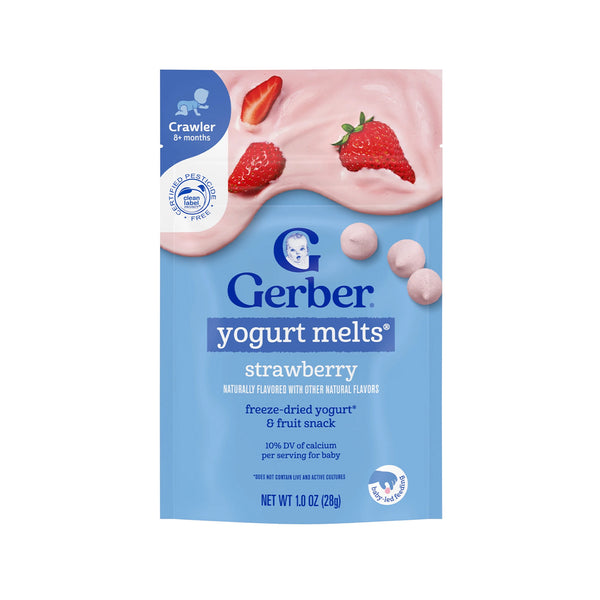 Gerber Yogurt Melts Strawberry Baby Snack 28g (highest price)
