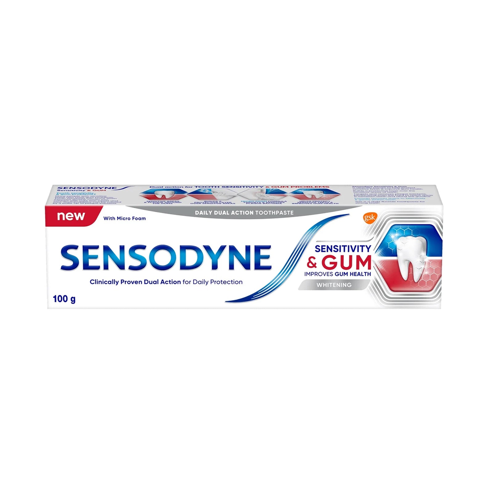 Sensodyne Sensitivity and Gum Whitening Toothpaste 100g