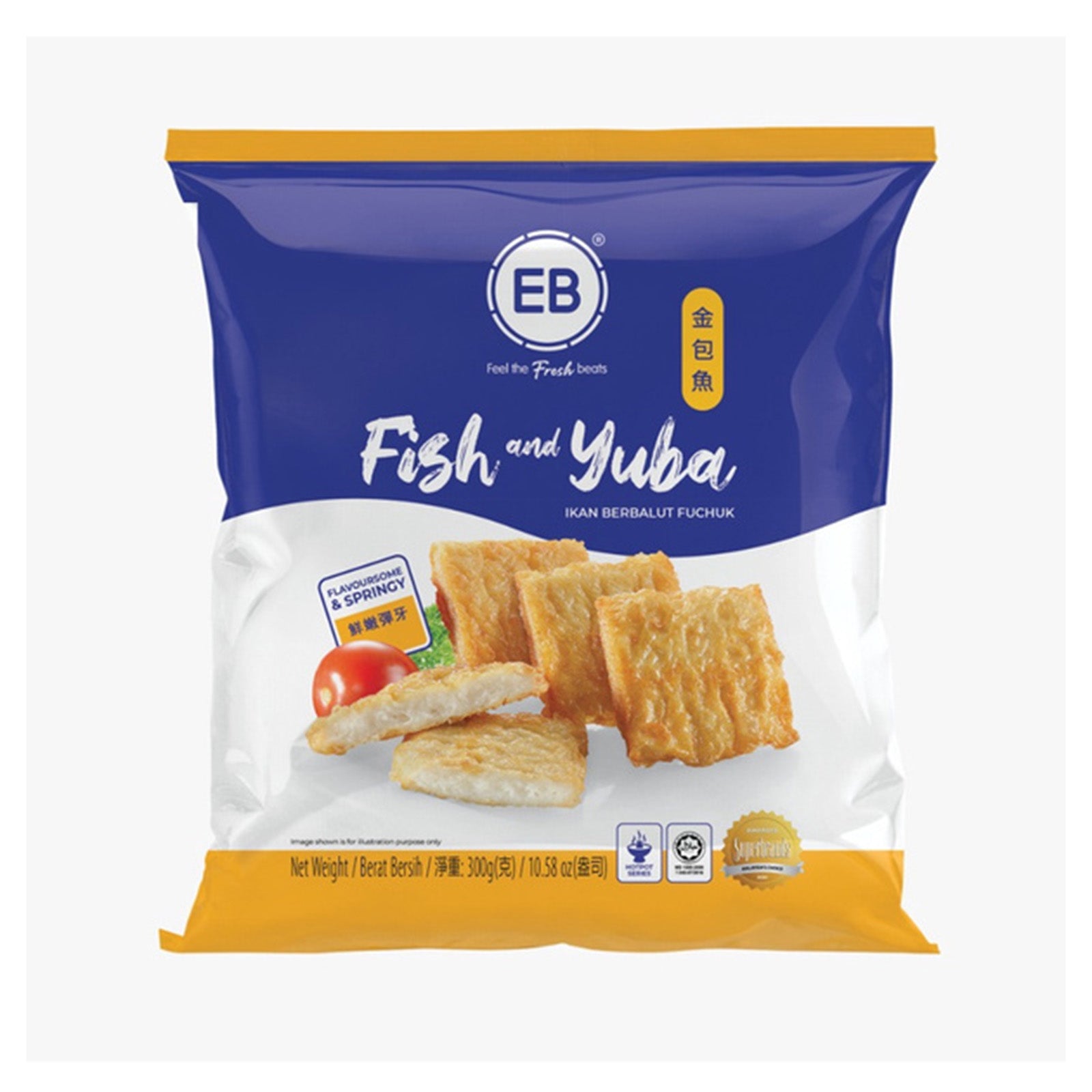 Eb Fish & Yuba 300g