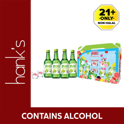 Jinro Greengrape Gift Pack 360ml x 4