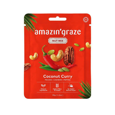 Amazin' Graze Coconut Curry Nut Mix 30g