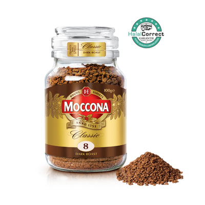 Moccona Classic Dark Roast Intensity 8 Freeze Dried Instant Coffee 100g