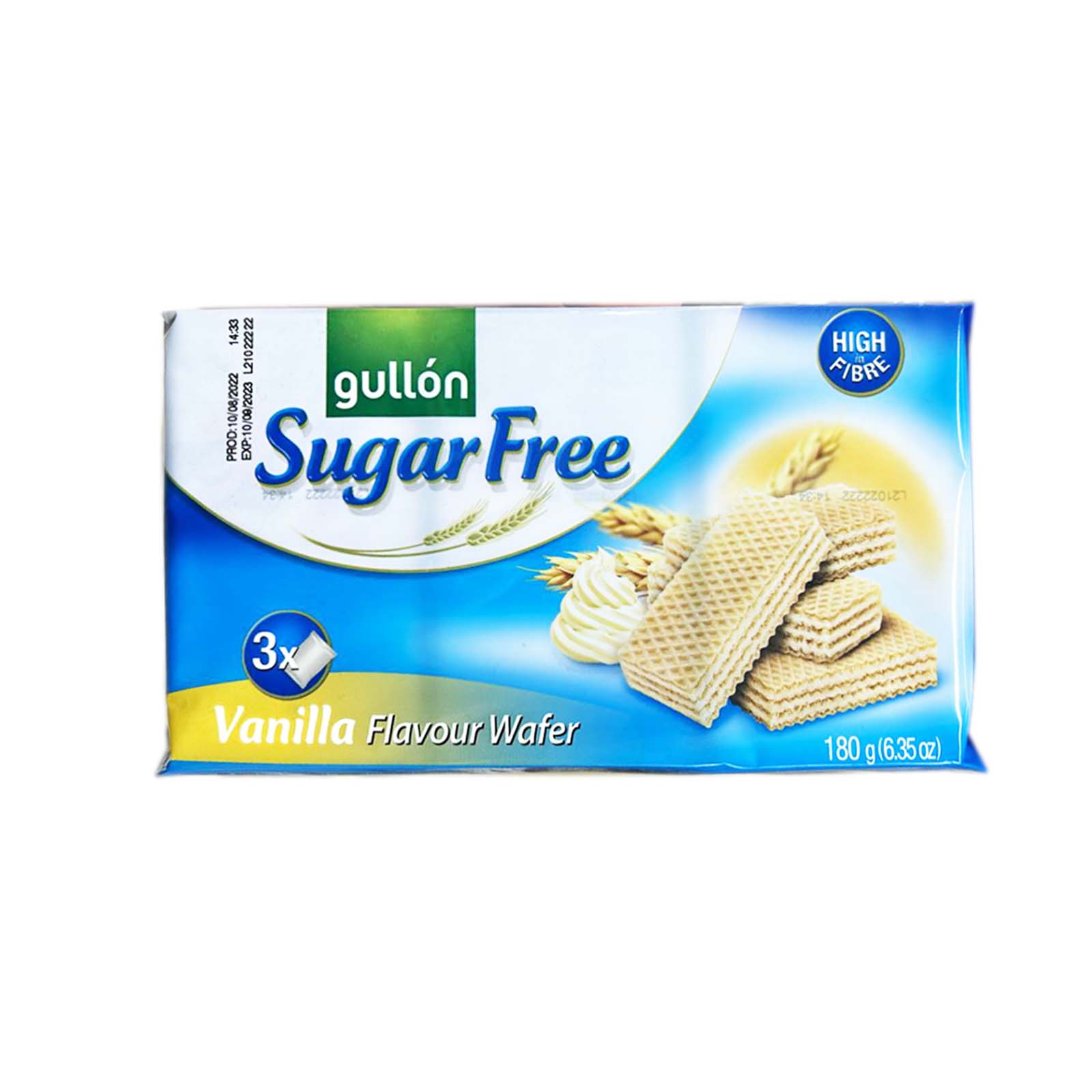 Gullon Sugar Free Vanilla Wafer 210g
