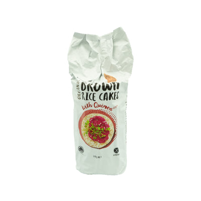 Ceres Organics Rice Cake Quinoa Brown Jasmine Rice 110g