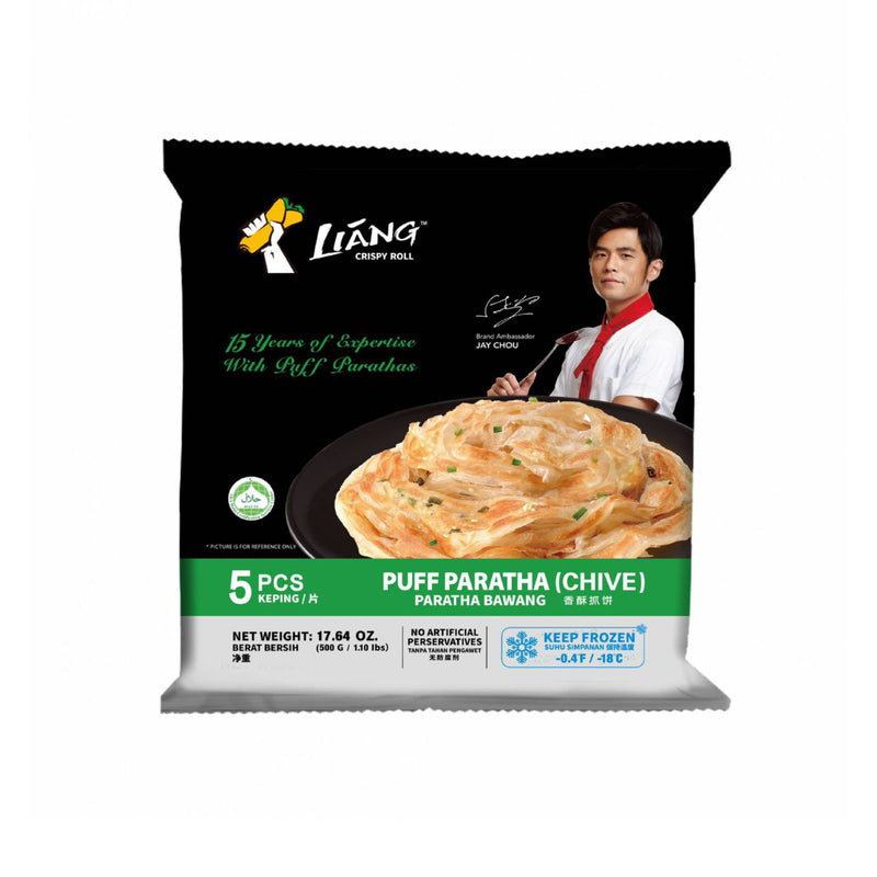 Liang Puff Pratha (Chive) 5pcs/pack