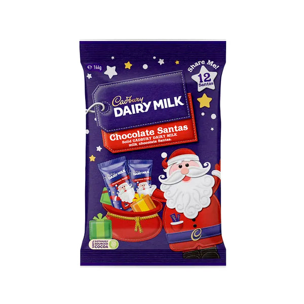 Cadbury Dairy Milk Chocolate Santa Sharepack 144g