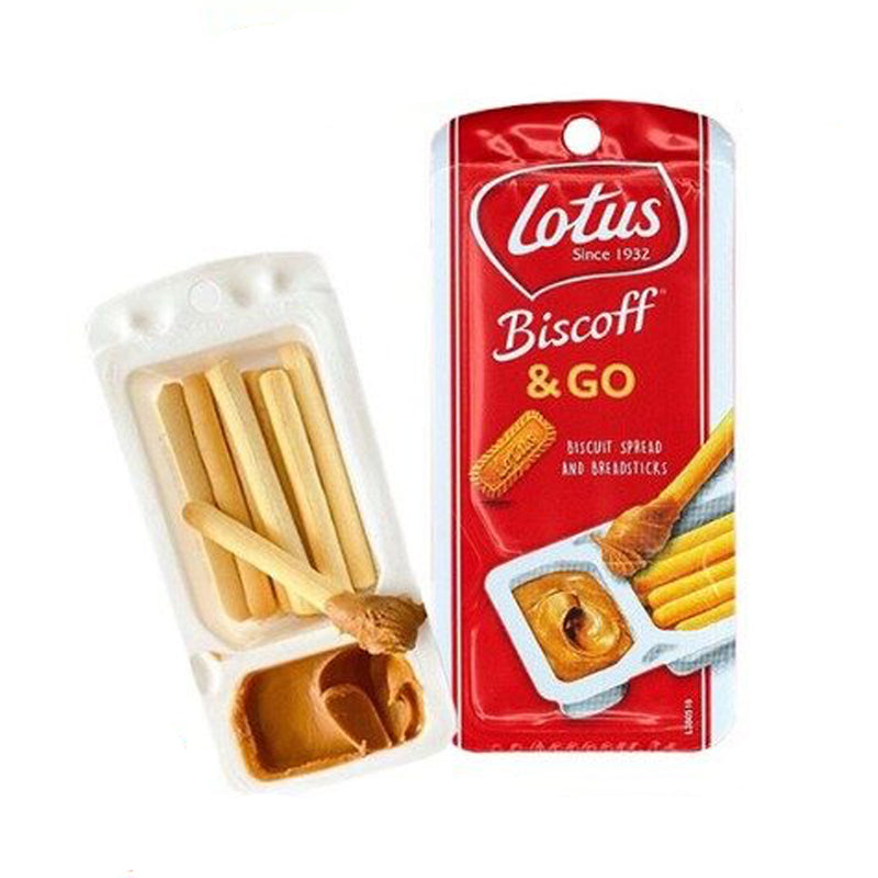 Lotus Biscoff N Go Biscuit Spread and Breadsticks 45g