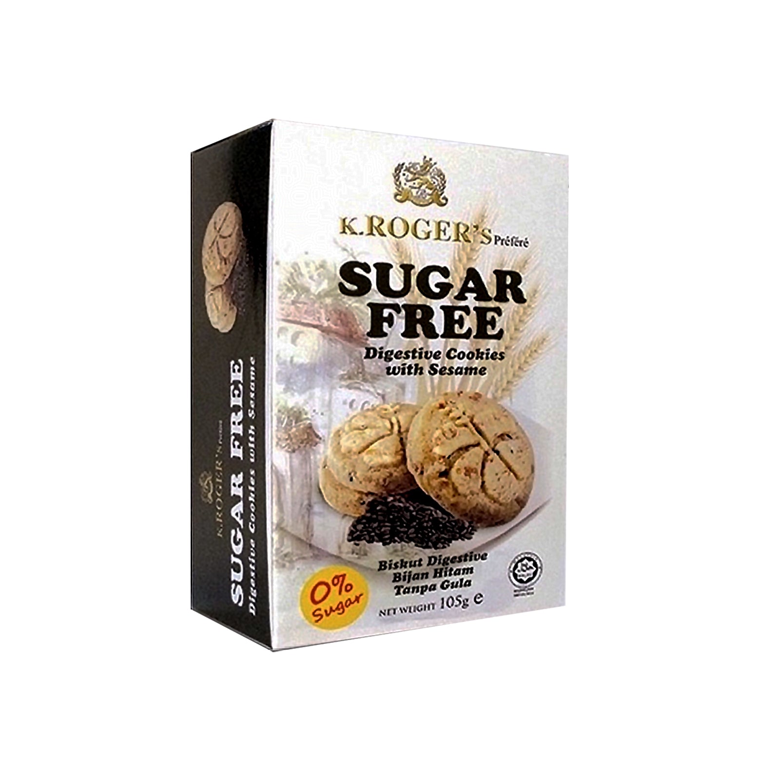 Krogers Sugar Free Series Digestive Cookies with Sesame 105g