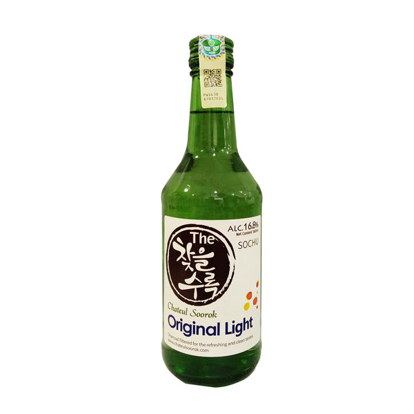 Chateul Soorok Original Light Alcohol 16.8% Soju 360ml (highest price)