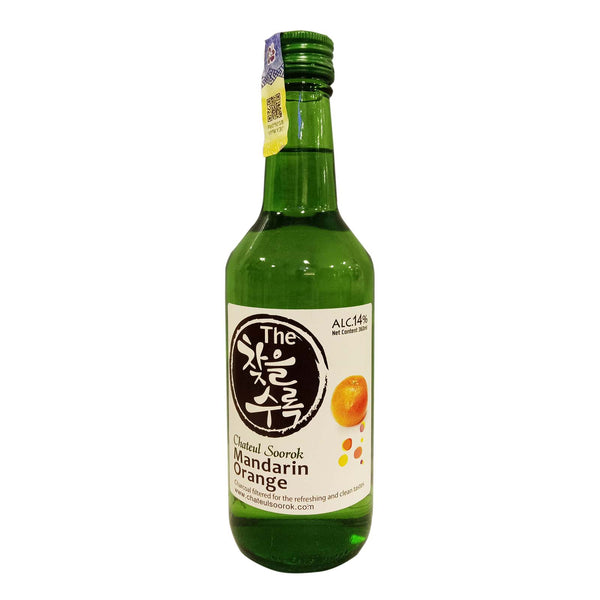 Chateul Soorok Mandarin Orange Alcohol 14% Soju 360ml