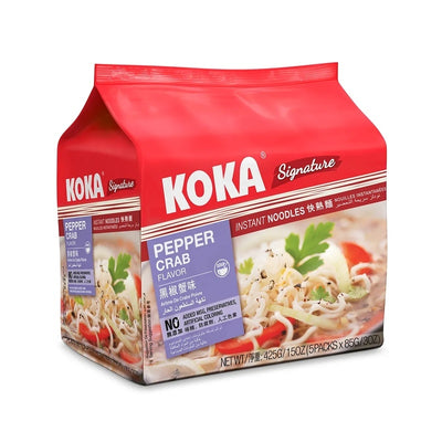 Koka Signature Pepper Crab Flavour Instant Noodles 85g x 5