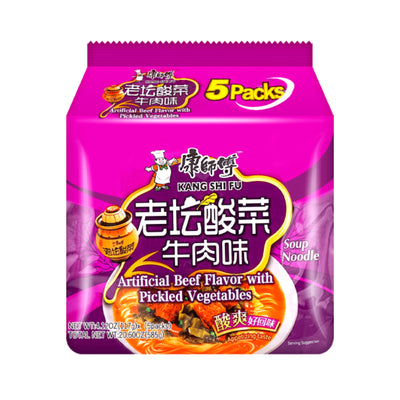 Instant Noodle Big Pickled Vegetable Beef 117g x 5