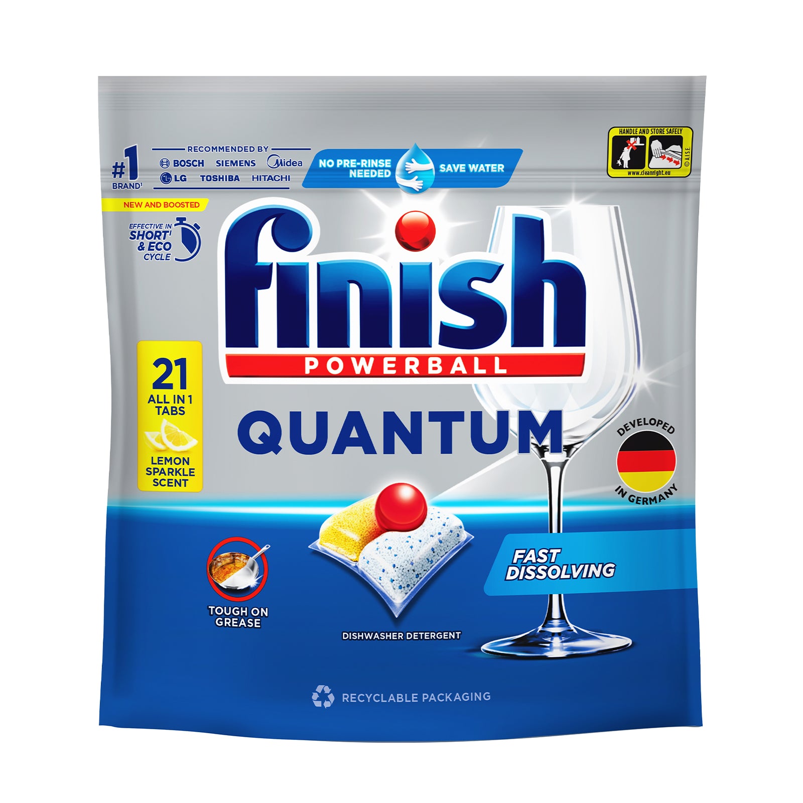 Finish Quantum Lemon Tablet 21ea