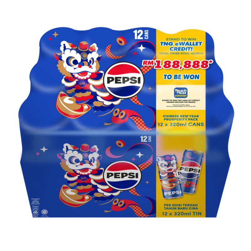 Pepsi Cola Carbonated Drink 320ml x 12