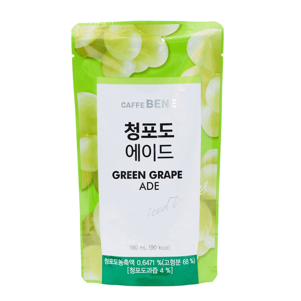Cafe Bene Coffee Ade Green Grape 190ml