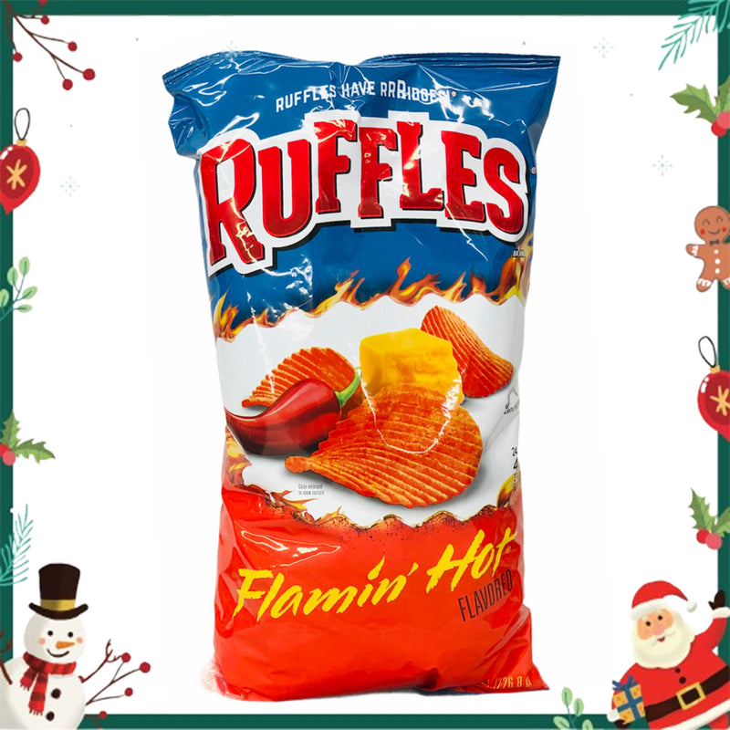 Ruffles Flamin Hot Potato Chips (USA) 184g