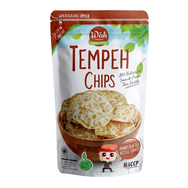 Woh Original Tempeh Chips 100g
