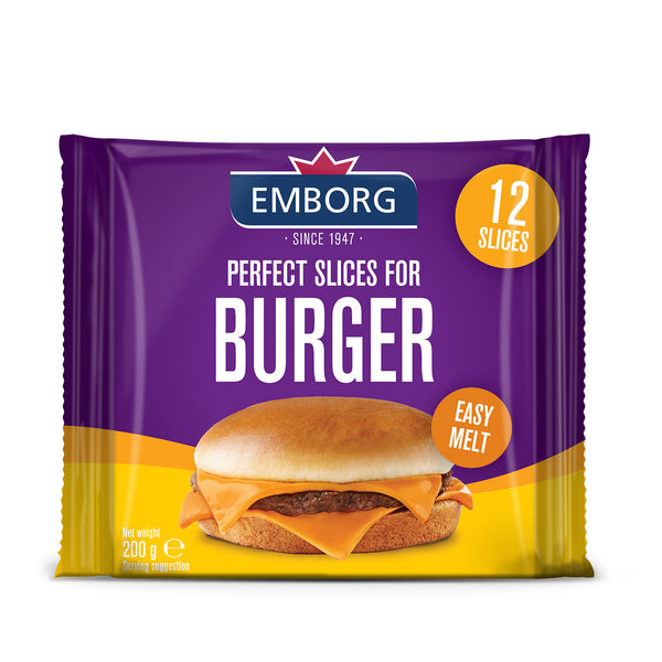 Emborg Perfect Burger Cheese Slices 200g