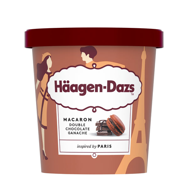 Haagen Dazs Macaron Double Chocolate Ganache Ice Cream 420ml (highest price)
