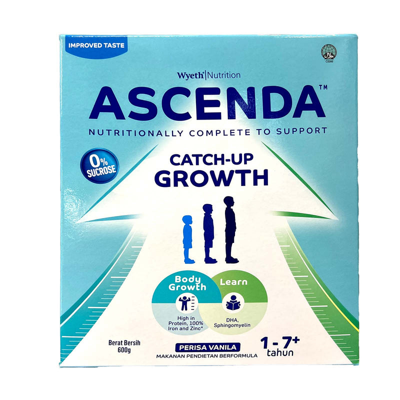 Wyeth Ascenda Formula Milk Powder  (1-7 Years) 600g