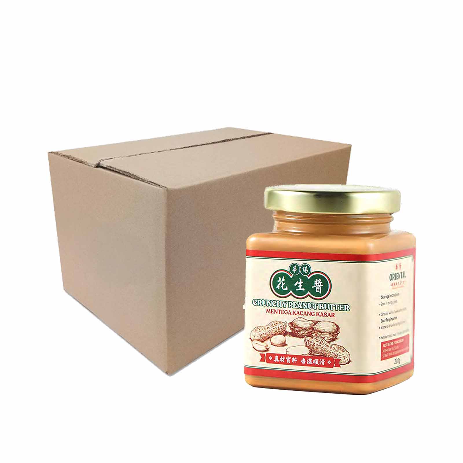 Oriental Crunchy Peanut Butter 230g
