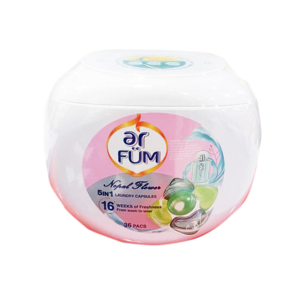 Ar Fum 5 In 1 Laundry Capsules Nopal Flower 36pcs/pack