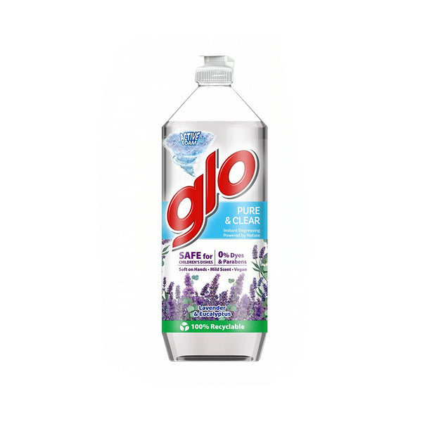 Glo Pure and Clear Lavender Dishwashing Liquid 800ml