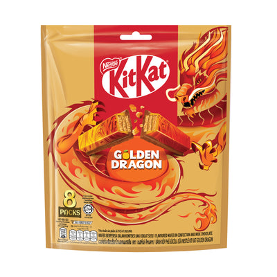 Kit Kat Golden Dragon Sharebag 17g x 8