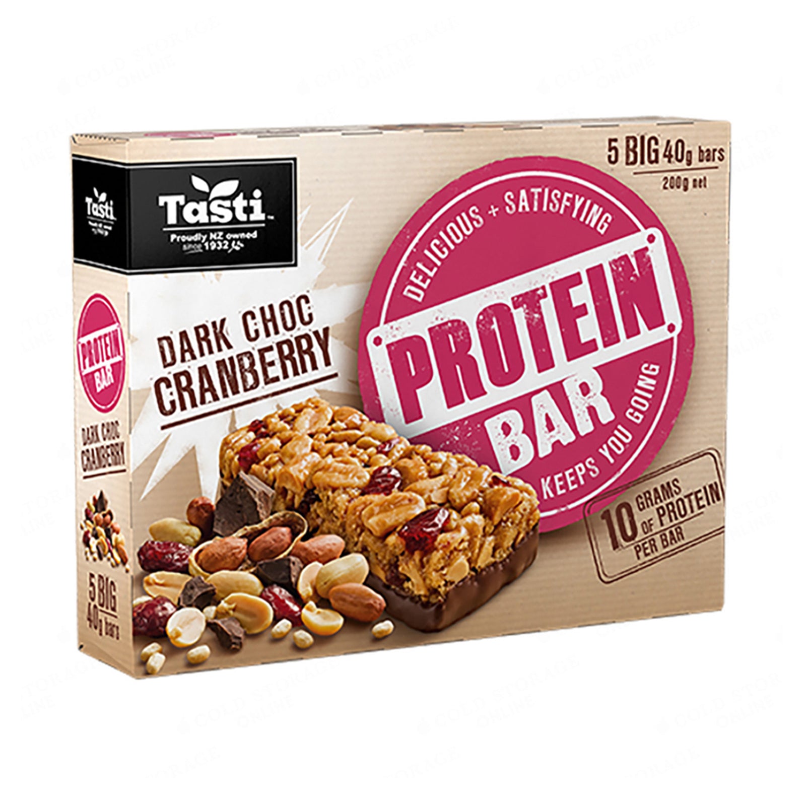 Tasti Protein Bars Dark Chocolate Cranberry 200g