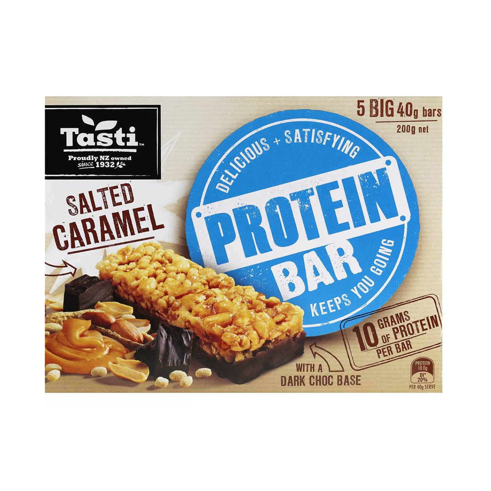Tasti Protein Bars Salted Caramel 200g