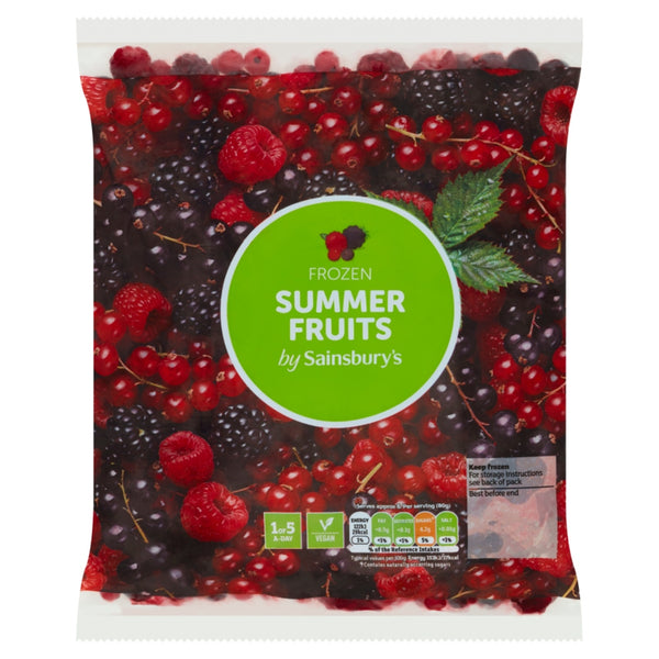 Sainsburys Summer Fruits 500g (highest price)