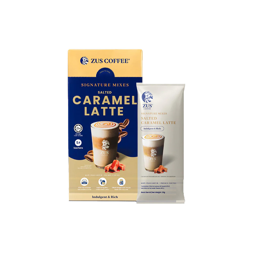 Zus Signature Mixes Coffee - Salted Caramel Latte 5pcs/pack