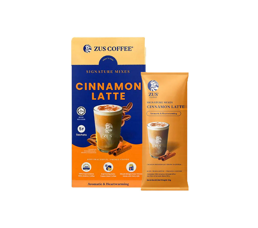 Zus Signature Mixes Coffee - Cinnamon Latte 23g x 5