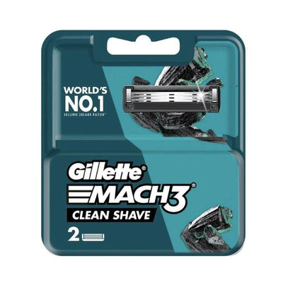 Gillette Mach 3 Clean Shave Cartridges 2pcs/pack