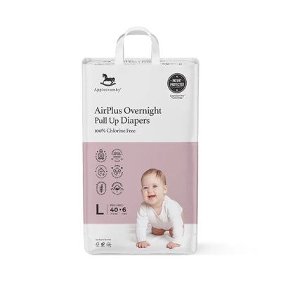 Applecrumby AirPlus Overnight Diapers Size L 40pcs/pack