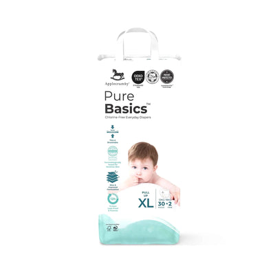 Applecrumby PureBasics Diapers XL 30pcs/pack