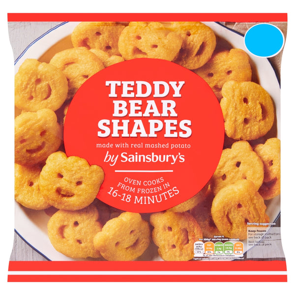 Sainsbury's Frozen Teddy Shapes Potatoes 500g (highest price)
