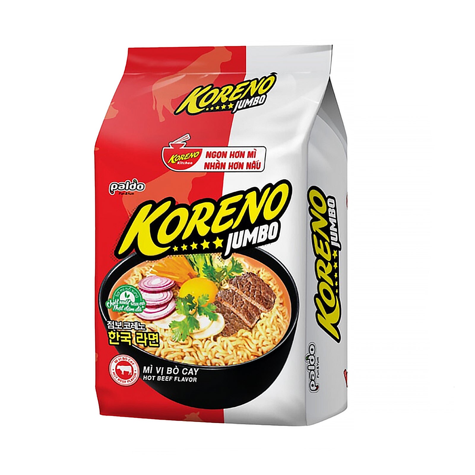 Paldo Koreno Jumbo Beef 10pcs/pack