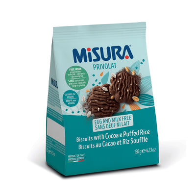 Misura Cocoa and Puffed Rice Biscuits 120g
