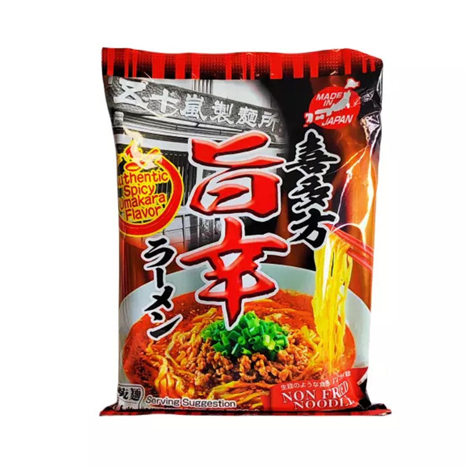 Igarashi Seimen Kitakata Spicy Umakara Plant-Based Ramen 1pack