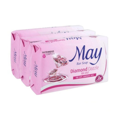 May Diamond Dazzle Soap 75g x 3