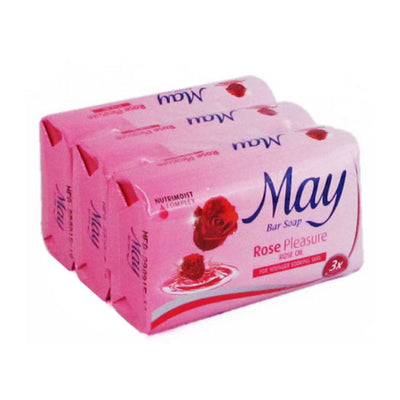 May Rose Pleasure Beauty Soap 75g x 3