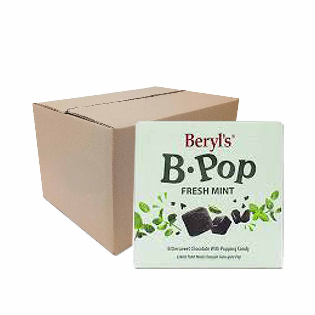 Beryls B.Pop Fresh Mint Bittersweet Chocolate 50g