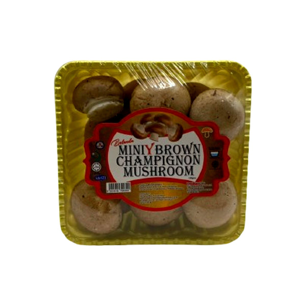 Frais Funghi Mushroom Baby Swiss Brown (Malaysia) 100g