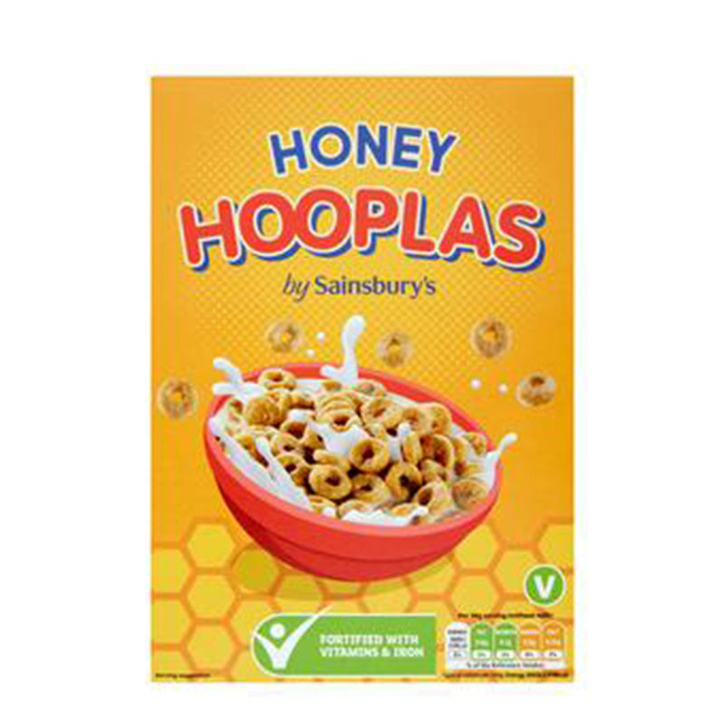 Sainsburys Js Honey Hoops 375g