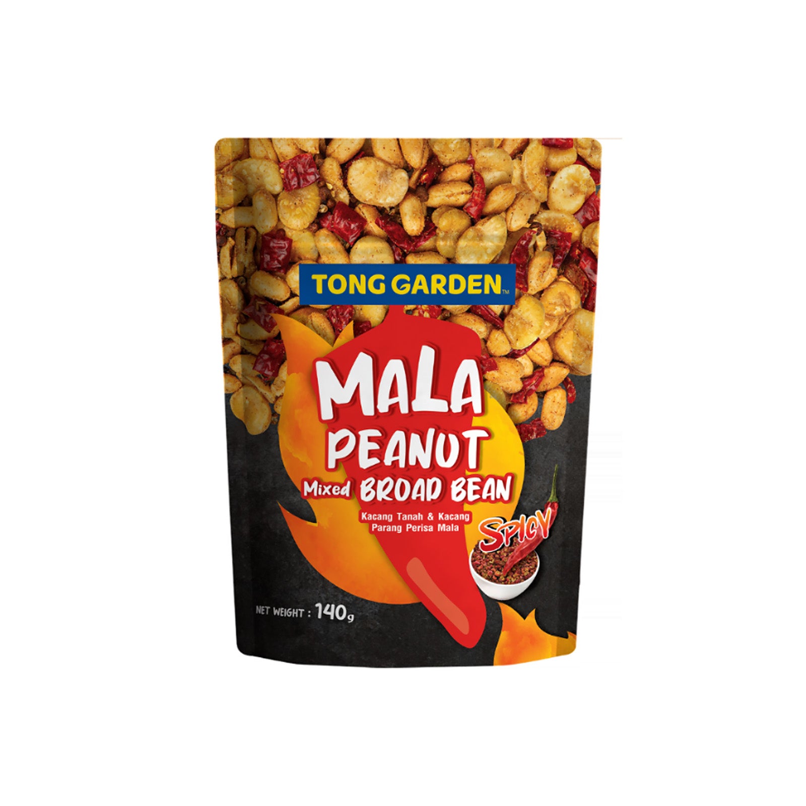 Tong Garden Mala Peanut Mix Broad Beans 140g