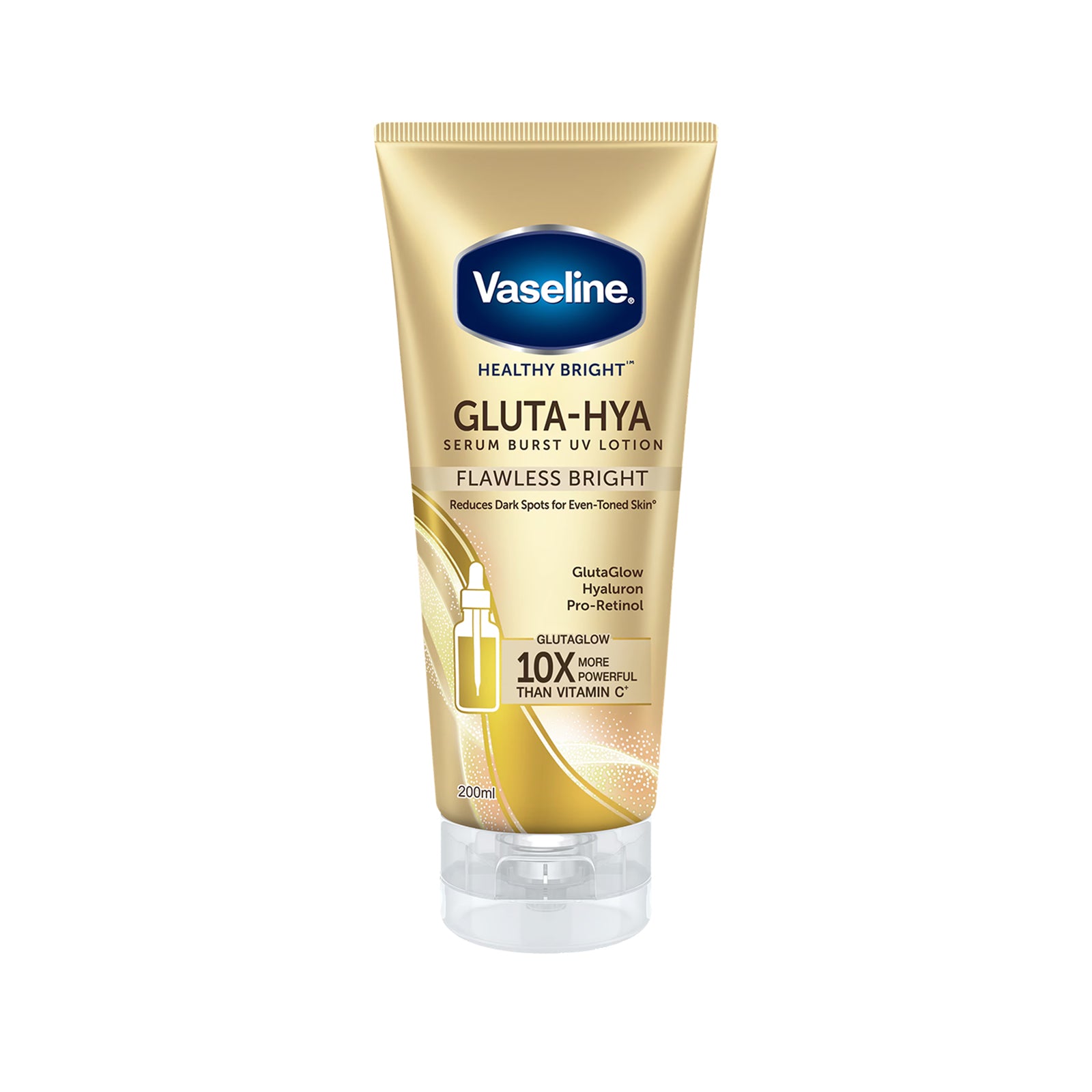 Vaseline Healthy Bright Glu Serum Burst UV Lotion 330ml