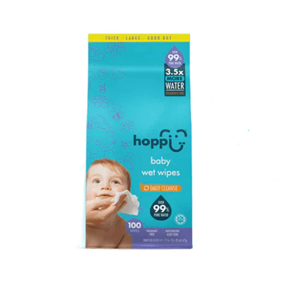 Hoppi 3 in 1 Baby Wet Wipes 80pcs x 3